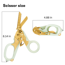 Load image into Gallery viewer, Nursingtools Foldable Multi-tool Emergency Response Scissors (Glow in the dark)