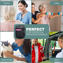 Load image into Gallery viewer, Nursingtools Joey Nurse Fanny Pack Multi Compartment Waist Organizer Tool Bag for Students, Practitioners & Medical Professionals (Black)