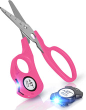 Load image into Gallery viewer, Night Owl Medical Scissors - Multi-tool 5-in-1 Compact Trauma Shears for Medical Professionals with Rechargeable USB Light