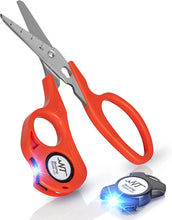Load image into Gallery viewer, Night Owl Medical Scissors - Multi-tool 5-in-1 Compact Trauma Shears for Medical Professionals with Rechargeable USB Light