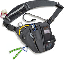 Load image into Gallery viewer, Crossbody Fanny Pack with Holder for Stethoscope, Tape, & Bandage Scissors - Storage for Emergency Supplies - Organizer Bag for Nurses, Student & Medical Professionals - Home Health Nurse Bag & Wound Care