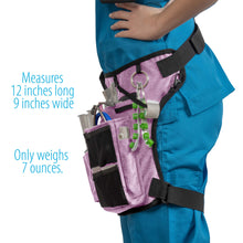 Load image into Gallery viewer, Boogie Bag Nurse Fanny Pack with Elastic Leg Band