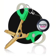 Load image into Gallery viewer, Hummingbird 4 in 1 Medical Scissors with Premium Badge Reel