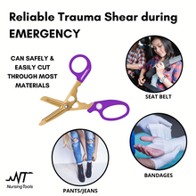 Load image into Gallery viewer, Hummingbird 4 in 1 Medical Scissors with Premium Badge Reel