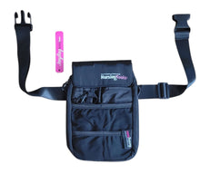 Load image into Gallery viewer, Nursingtools Joey Nurse Fanny Pack Multi Compartment Waist Organizer Tool Bag for Students, Practitioners &amp; Medical Professionals (Black)
