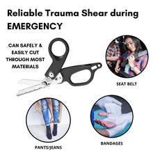 Load image into Gallery viewer, Nursingtools Foldable Rescue Trauma Shears Stainless Steel Multipurpose Emergency Response Scissors
