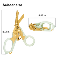 Load image into Gallery viewer, Nursingtools Foldable Multi-tool Emergency Response Scissors (Glow in the dark)
