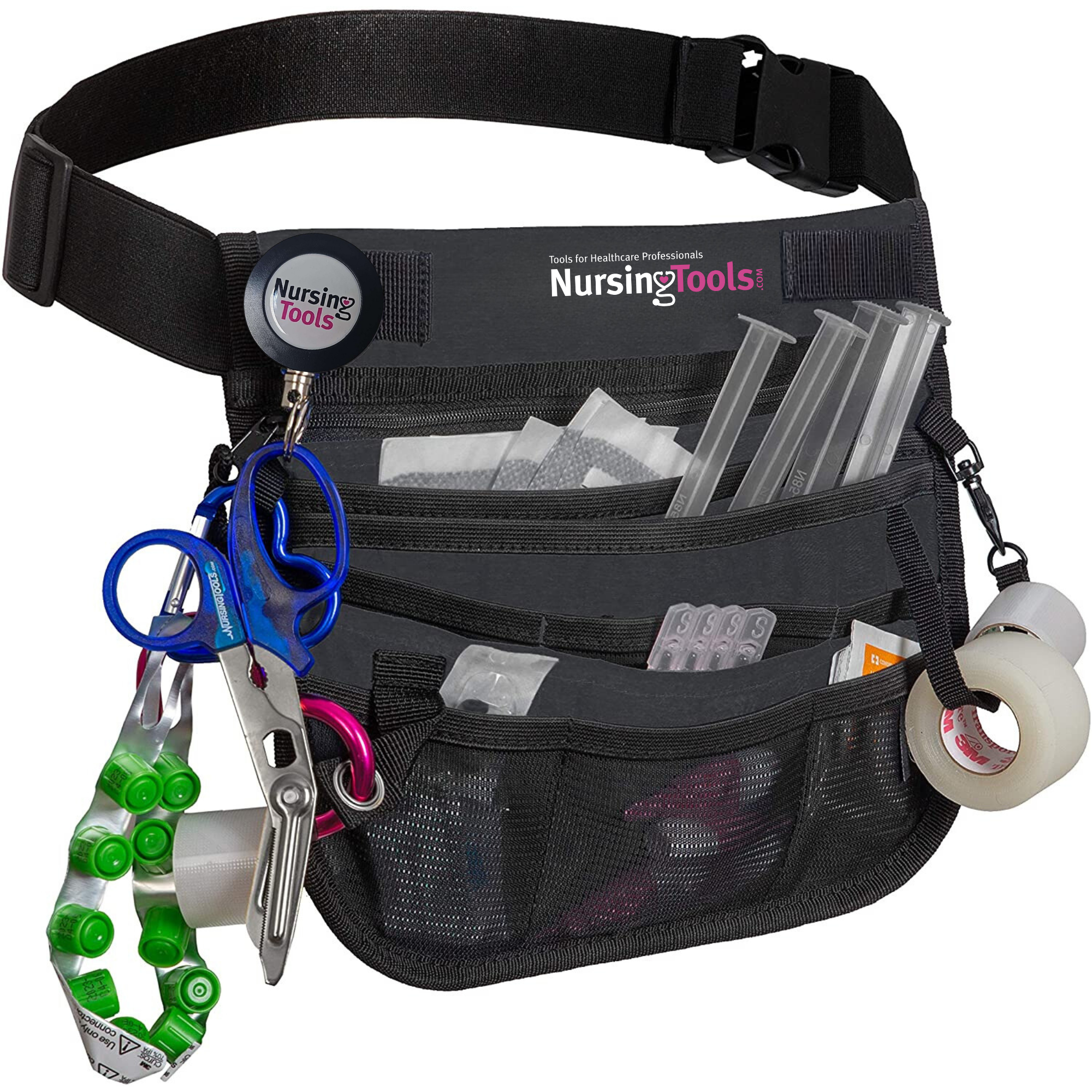 Kangapak Nurse Fanny Pack Multi Compartment Waist Organizer Tool Bag Nursingtools