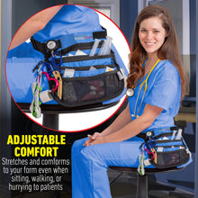 Load image into Gallery viewer, Kangapak Nurse Fanny Pack Multi Compartment Waist Organizer Tool Bag
