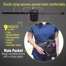 Load image into Gallery viewer, Kangapak Nurse Fanny Pack Multi Compartment Waist Organizer Tool Bag

