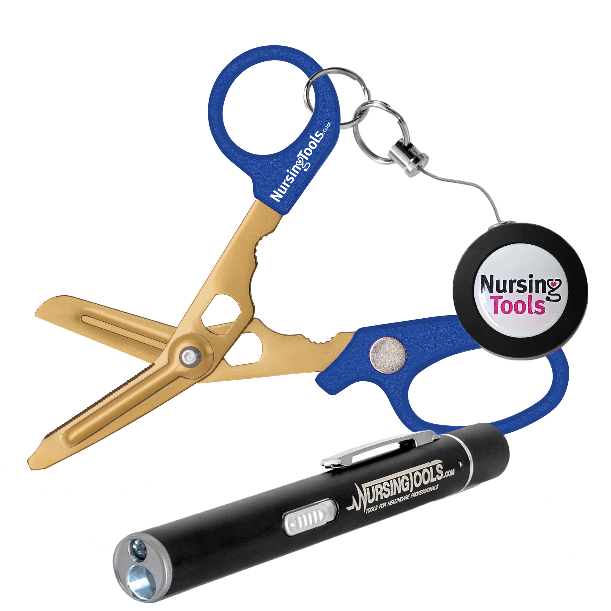 Hummingbird 4in1 Medical Scissors, Nurse Badge Reel & Medical