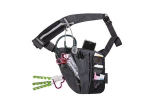 Crossbody Fanny Pack for Nurses, Student & Medical Professionals Grey