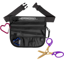 Load image into Gallery viewer, Kangapak Nurse Fanny Pack and Hummingbird 4 in 1 Medical Scissors
