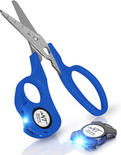 Load image into Gallery viewer, Night Owl Medical Scissors -  Multi-tool 5-in-1 Compact Trauma Shears for Medical Professionals with Rechargeable USB Light
