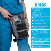 Load image into Gallery viewer, Boogie Bag Nurse Fanny Pack with Elastic Leg Band
