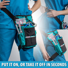 Load image into Gallery viewer, Boogie Bag Nurse Fanny Pack with Elastic Leg Band
