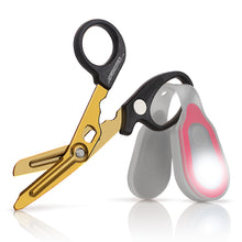 Load image into Gallery viewer, Hummingbird 4 in 1 Medical Scissors - Trauma Shears with Clip-on LED Flashlight
