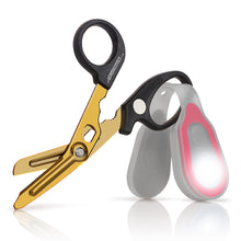 Load image into Gallery viewer, Hummingbird 4 in 1 Medical Scissors - Trauma Shears with Clip-on LED Flashlight
