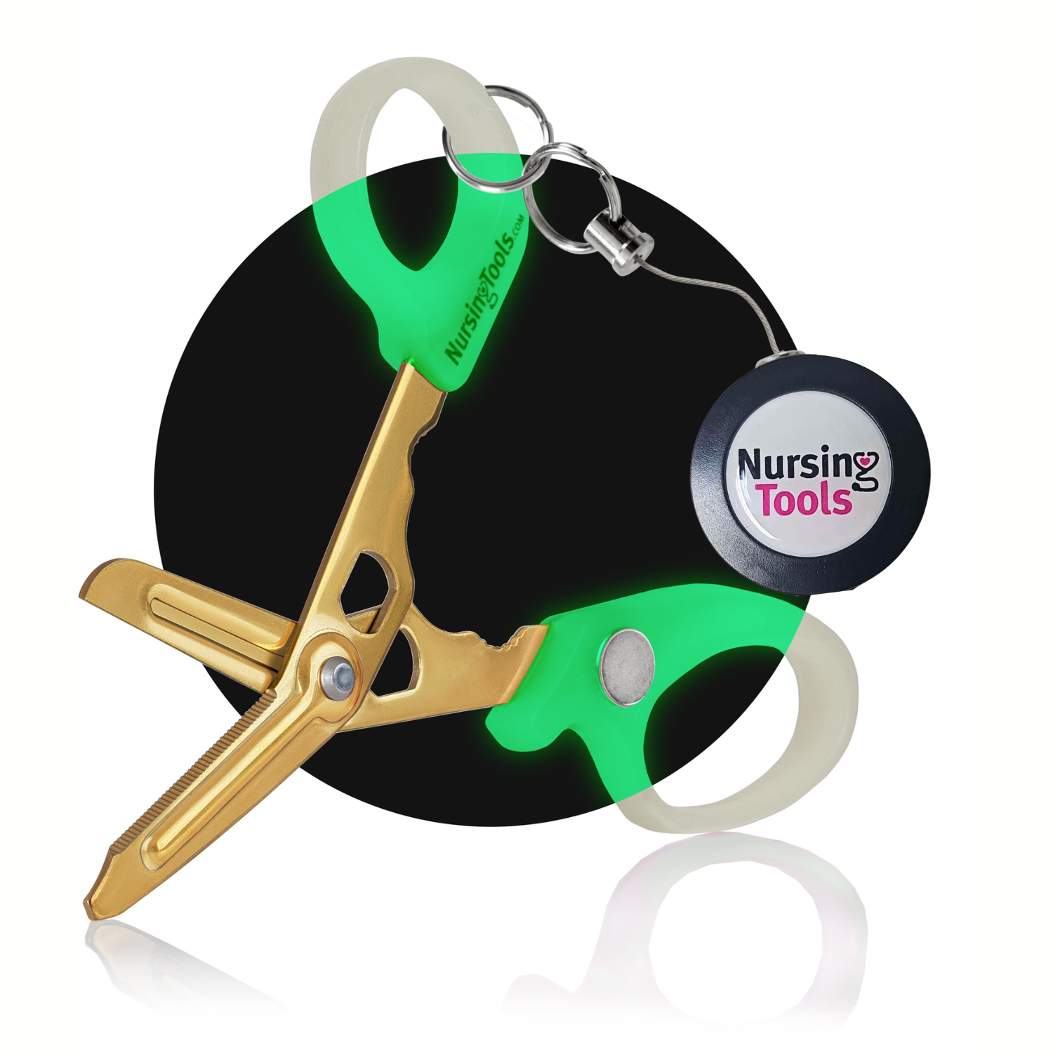 Hummingbird 4 in 1 Medical Scissors with Premium Badge Reel