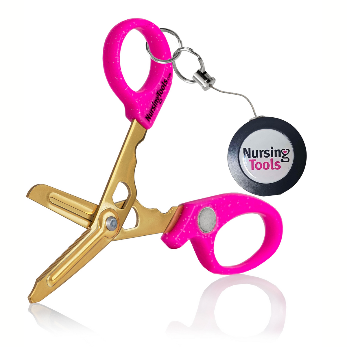 Hummingbird 4 in 1 Medical Scissors with Premium Badge Reel – Nursingtools